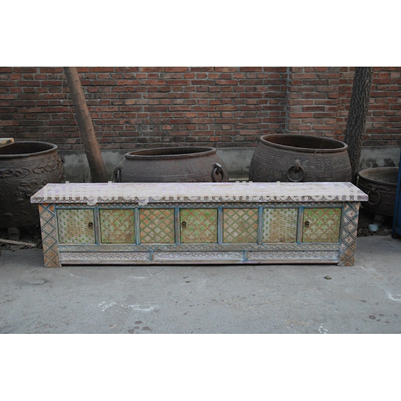 chinese antique furniture solid wood hand carved tv cabinet