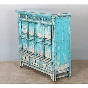 Antique living room country style wooden storage cabinet