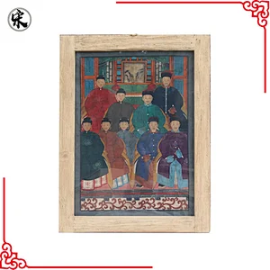 chinese antique old ancestor painting