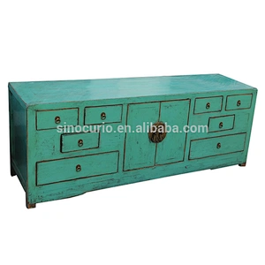 Chinese antique reproduction furniture vintage tv cabinet stand