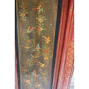 Antique style wood furniture chinese hand painting wardrobes