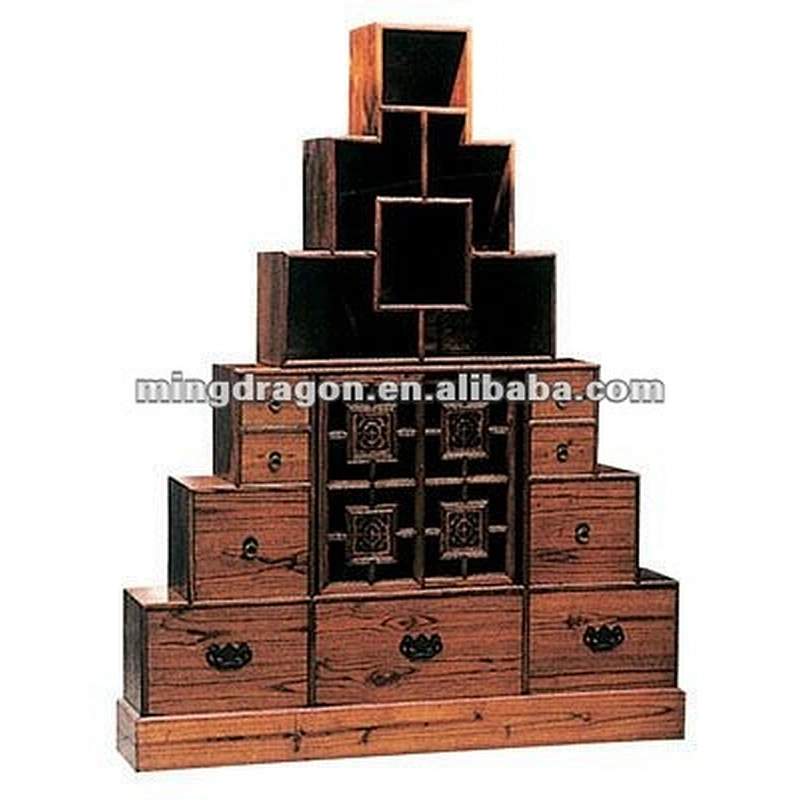 cabinet with many drawer and holes/stair cabinet