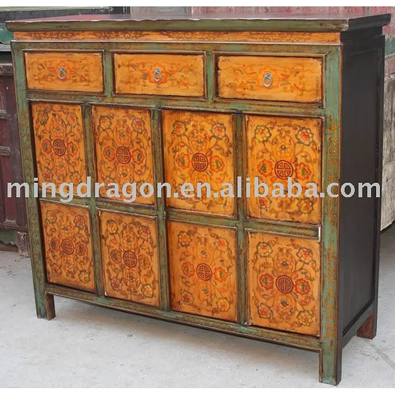chinese antique Tibetan cabinet