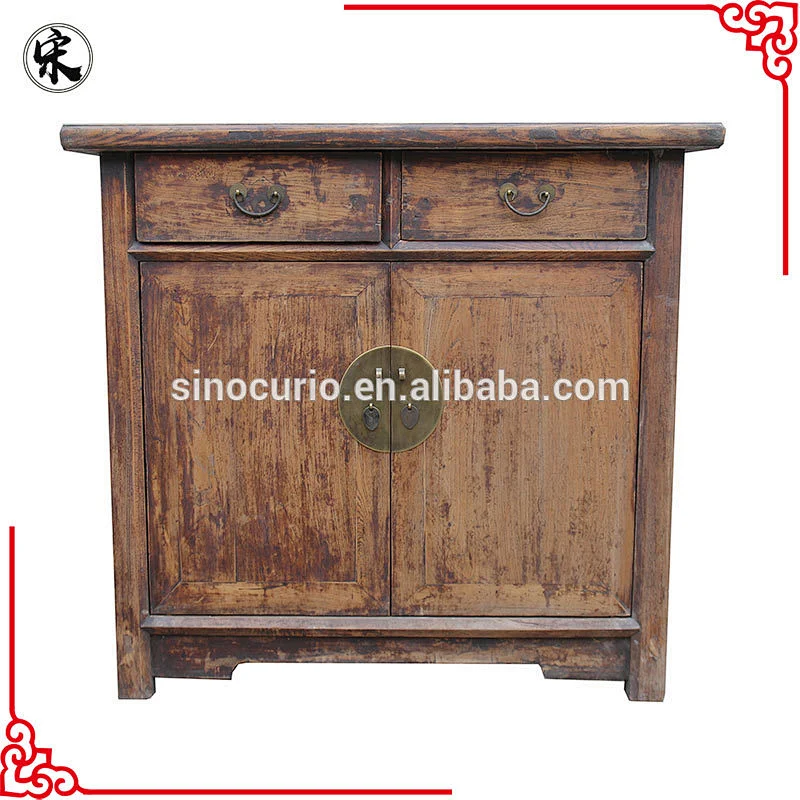 antique chinese vintage old rustic classical cabinet