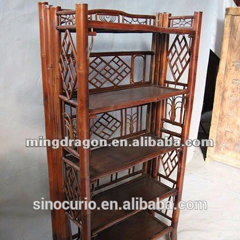 Recycle Wood Furniture bamboo bookshelf