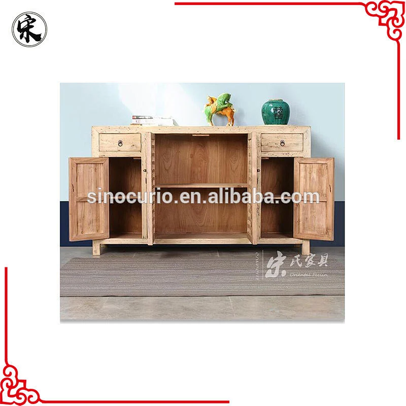 Chinese old classical rustic furniture- reproduction shabby chic cabinet