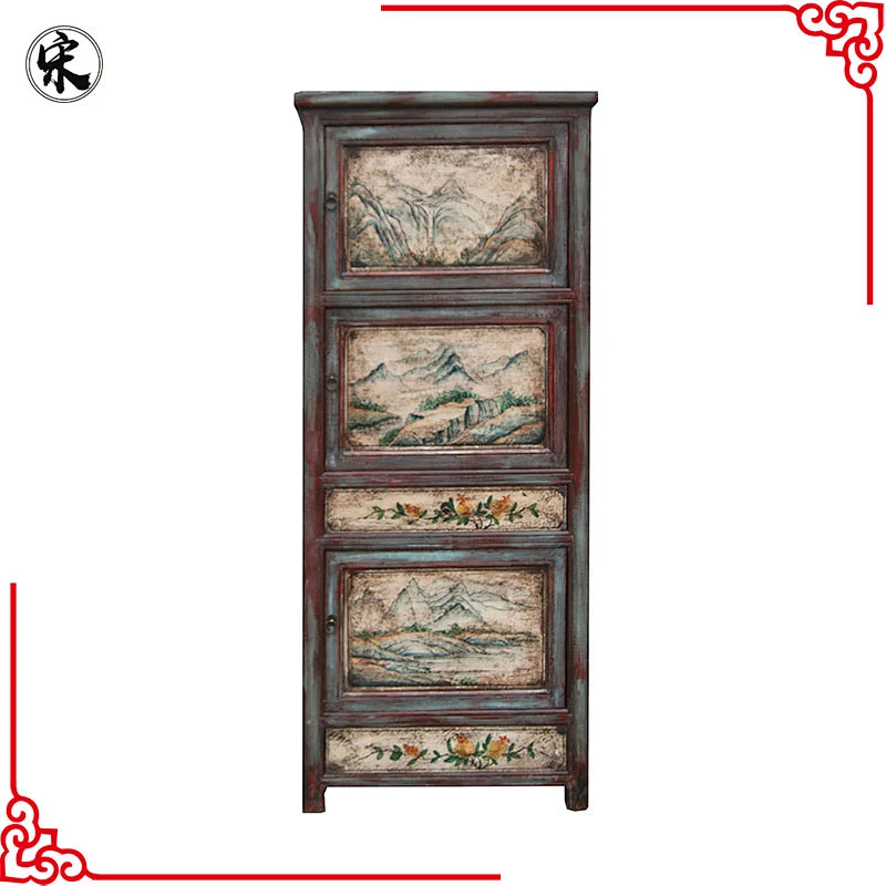 wholesale Chinese antique reproduction hand paint wood furniture