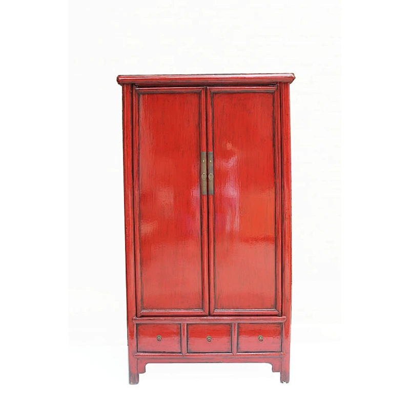 Chinese shabby chich furniture, bedroom solid wood armoire wardrobe