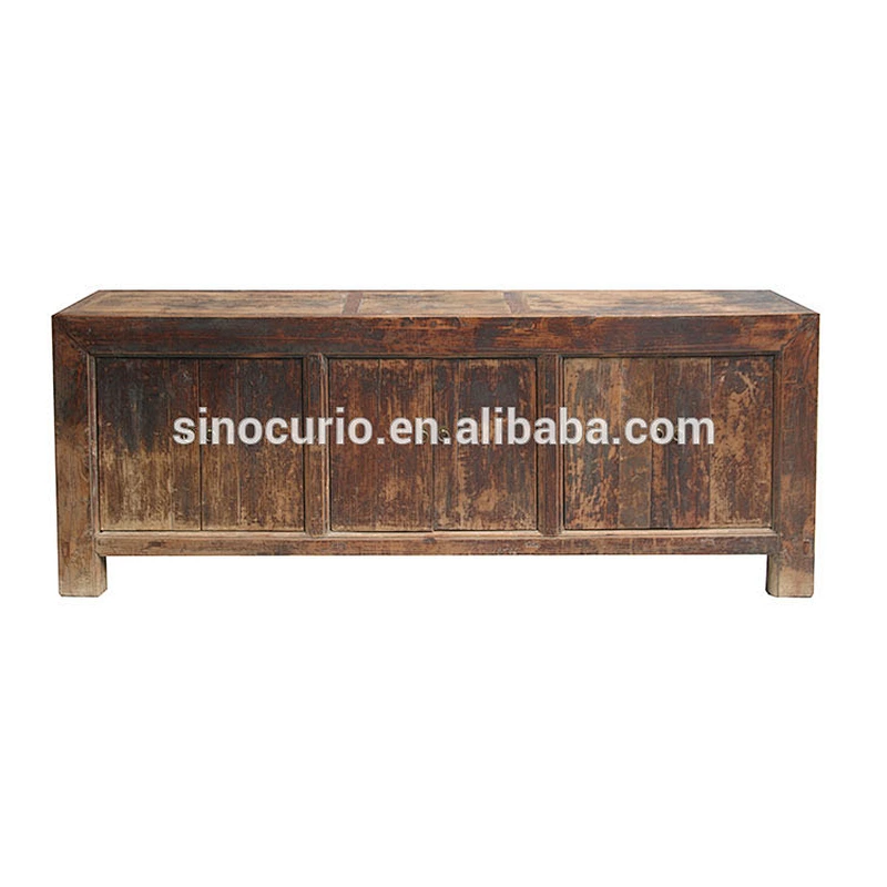 wholesale Chinese antique rustic reclaimed wood storage furniture cabinet
