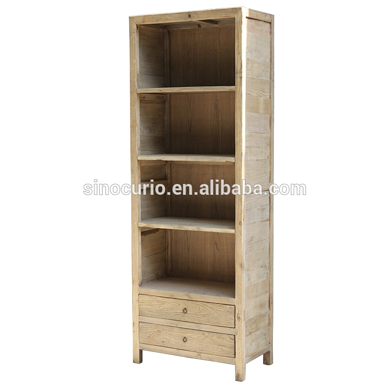 rustic furniture antique wooden wall shelf for books solid wood book shelf