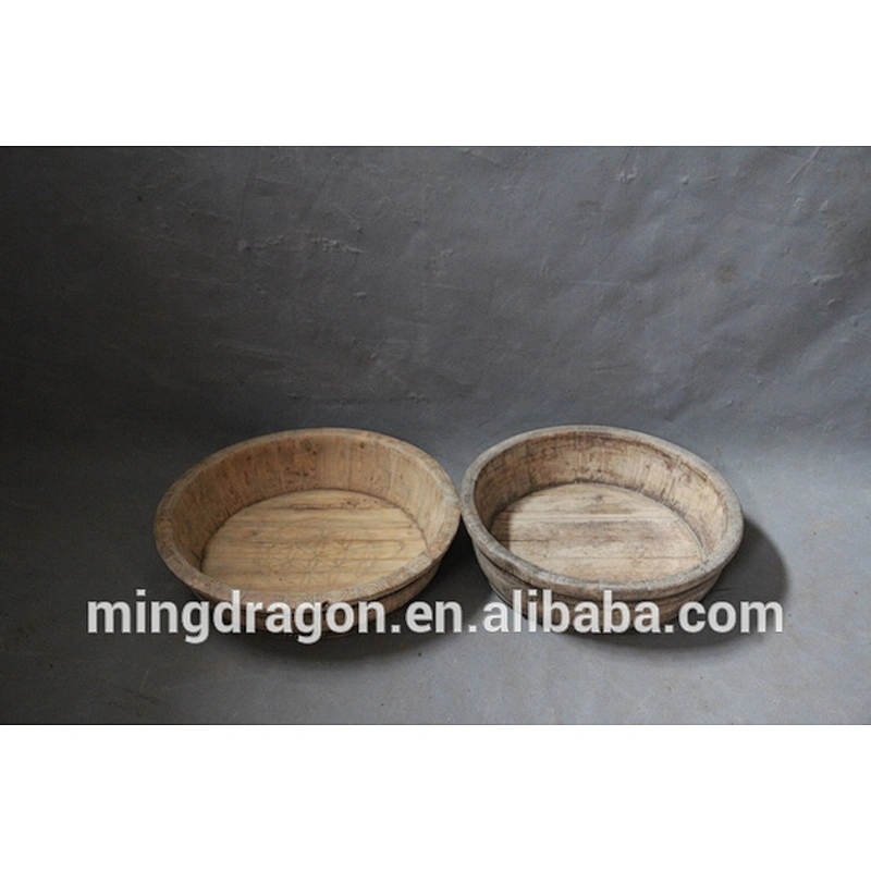 Chinese antique wooden rice measurement