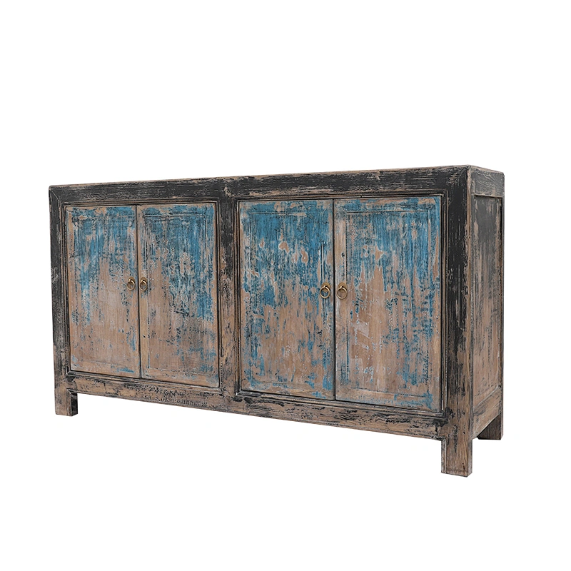 Chinese Antique Shabby Chic Wooden Sideboard Furniture