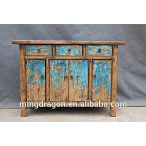 Vintage handmade distressed reclaimed wood furniture