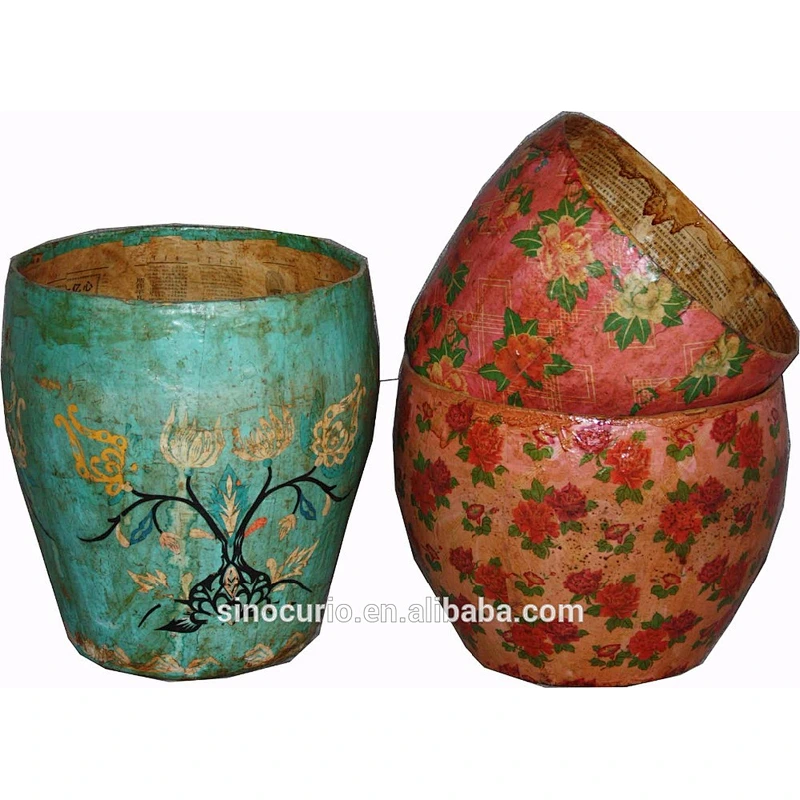 Chinese antique furniture paper food bucket