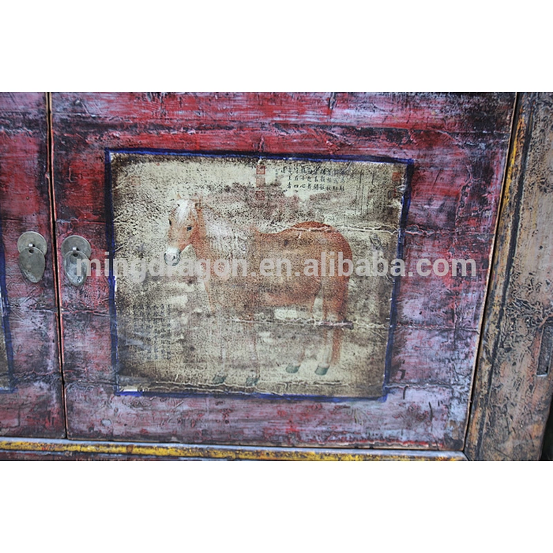 Solid wood sideboard cabinet chinese antique furniture