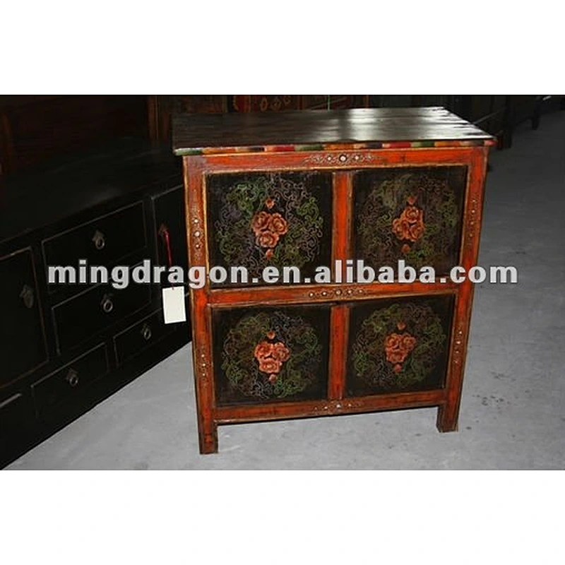 chinese antique Tibetan cabinet