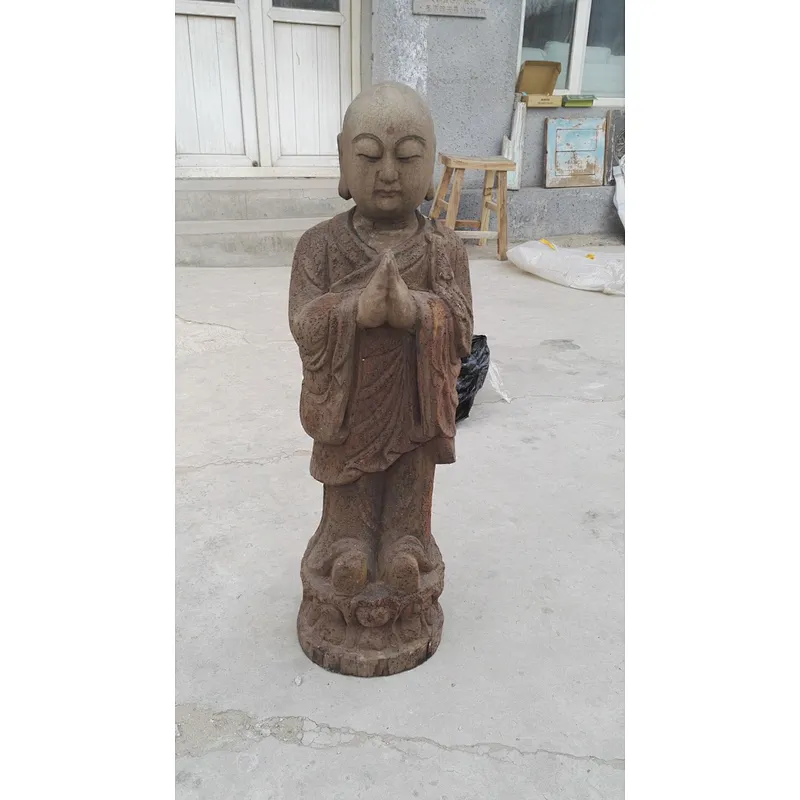 chinese antique wood decorative buddha
