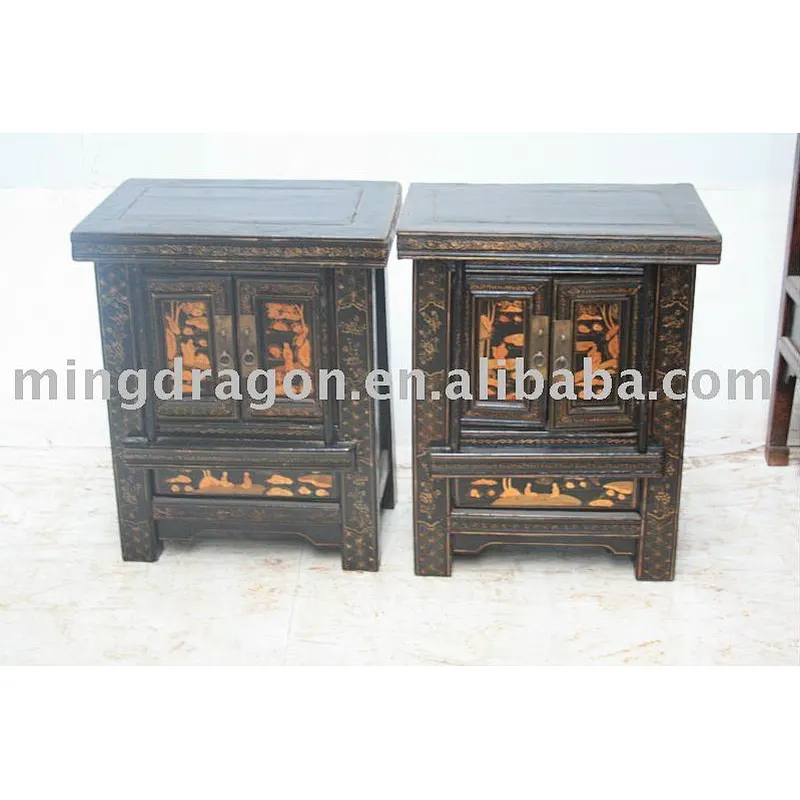 Chinese reproduction furniture bedside cabinet