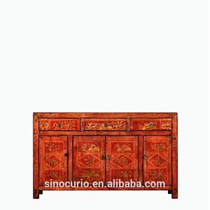 Antique Chinese Painted Dongbei Furniture