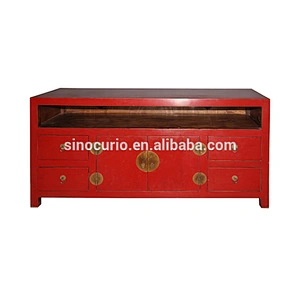 wholesale antique furniture vintage living room painted cabinets