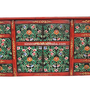 antique reproduction hand-painted furniture- Tibetan cabinet