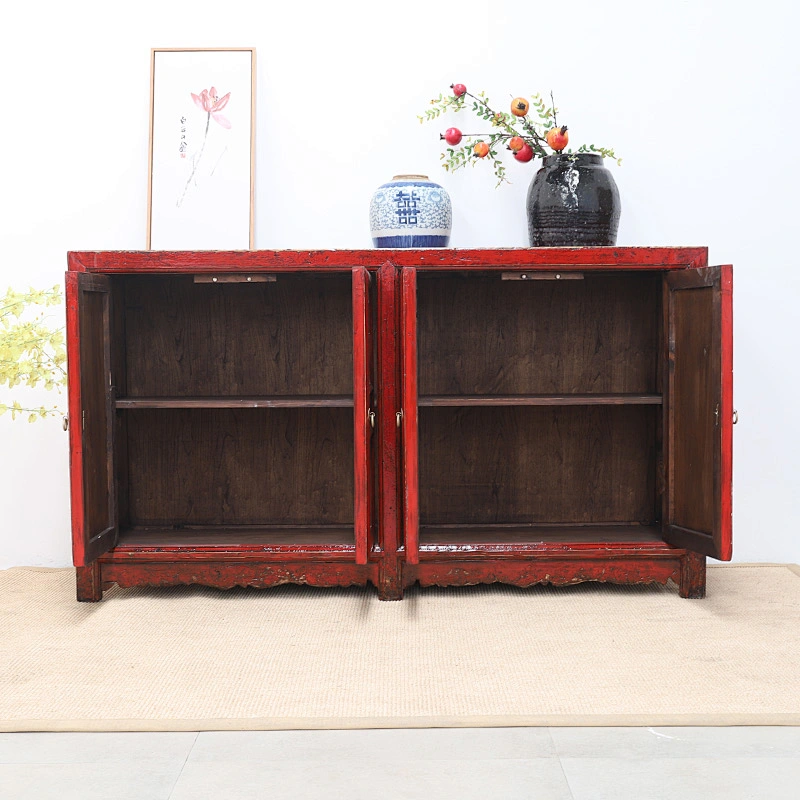 Antique chinese wooden classic hotsale living room design wedding cabinet