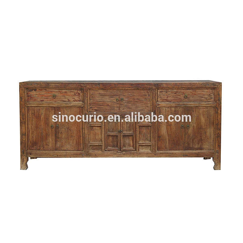 Chinese antique furniture cabinet solid wood wholesale rustic furniture