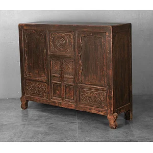 chinese antique distressed tv cabinet living room furniture