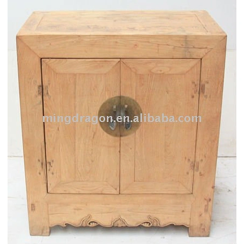 Chinese Antique Beautiful Reclaimed Wood Hand Carved Cabinet