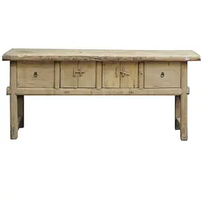 Chinese antique hotsale luxury reclaimed recycled wooden rustic console table