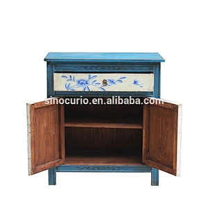hand made Chinese hand painted sideboard cheap furniture wholesale hand painted chest