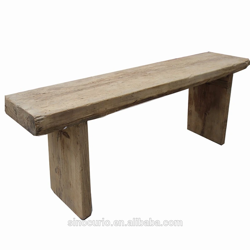 Antique recycled wood boat furniture