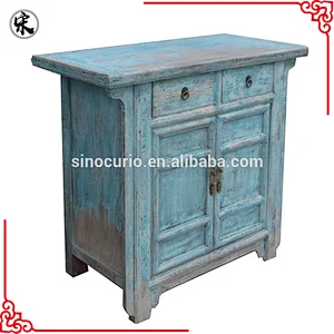 2016 Chinese antique reproduction distressed furniture-shabby chic cabinet beijing