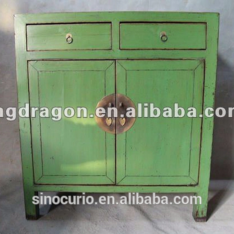 chinese antique furniture/ green cabinet