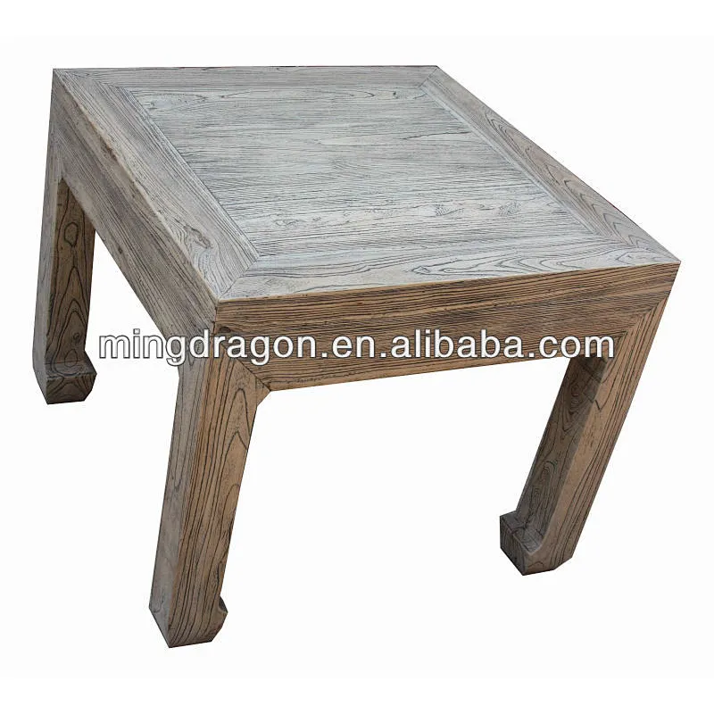 Chinese Antique Reclaimed Antique Living Room Wood End Table