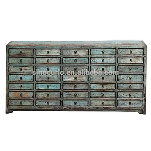 Antique drawers file cabinet shinny buffet chinese antique furniture