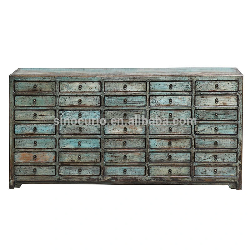 Antique drawers file cabinet shinny buffet chinese antique furniture
