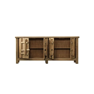 Antique Chinese vintage wood reproduction furniture recycle pine cabinet for wholesale