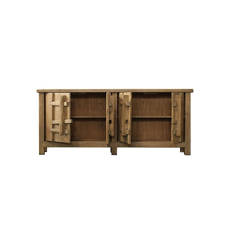 Antique Chinese vintage wood reproduction furniture recycle pine cabinet for wholesale
