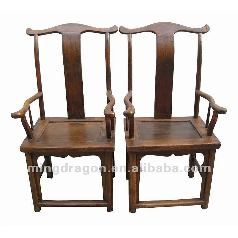 Chinese antique furniture walnut wood gansu Antique armchair