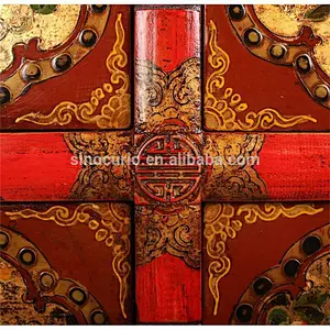 Chinese hand painted furniture antique furniture new tibetan furniture cabinet living room