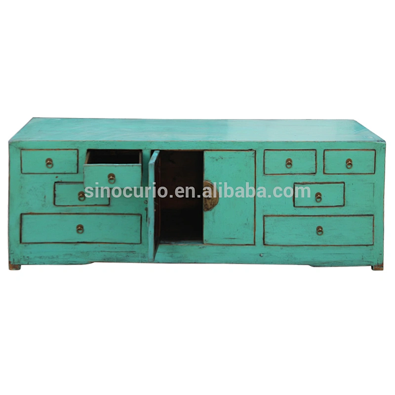 Chinese antique reproduction furniture vintage tv cabinet stand