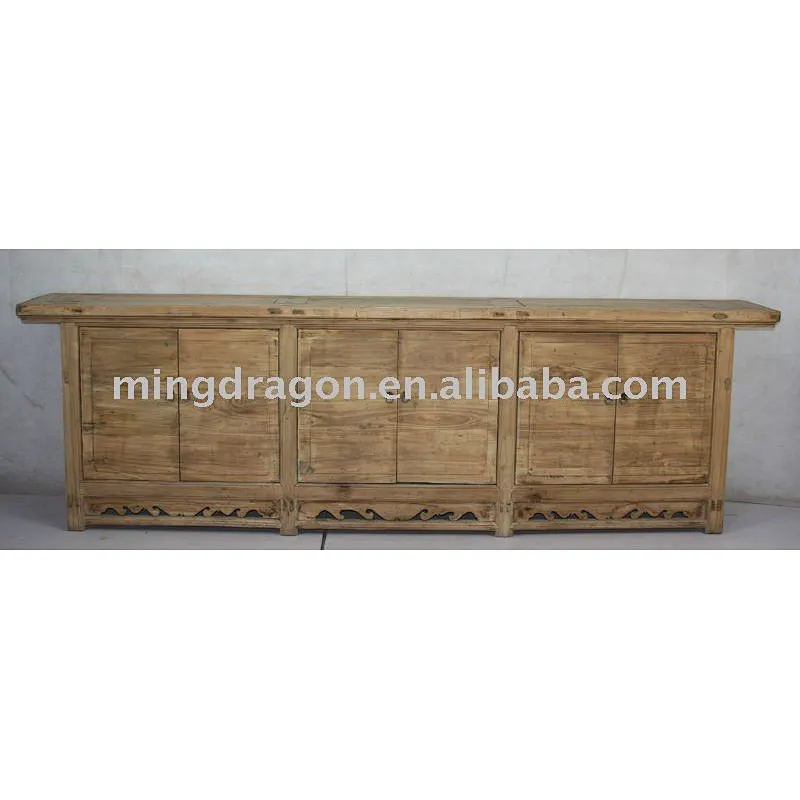 Chinese Antique Beatiful Reclaimed Wood hand carved cabinet