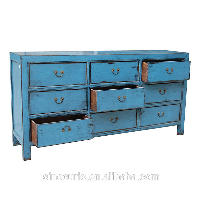 Chinese antique reproduction recycled furniture buffet sideboard table