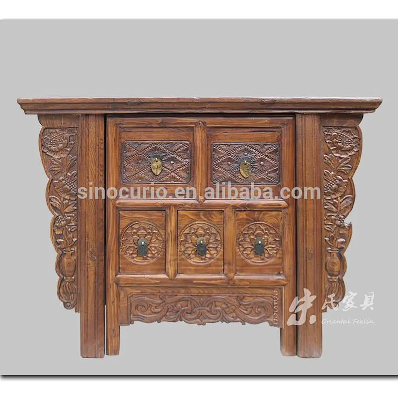 2018 wholesale furniture china antique carved furniture console table computer desk