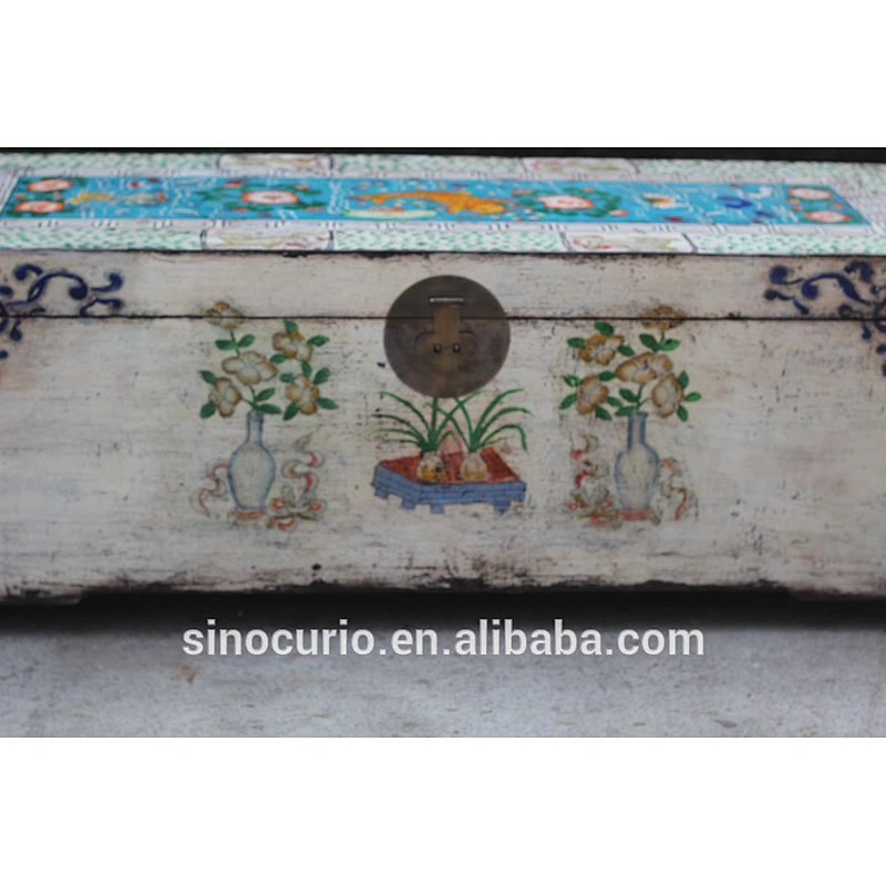 Antique recycle wood rustic storage cabinet Chest