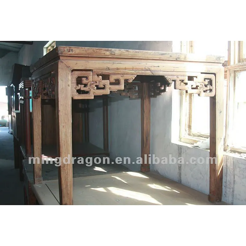 Chinese antique furniture Ming style cypress wood table