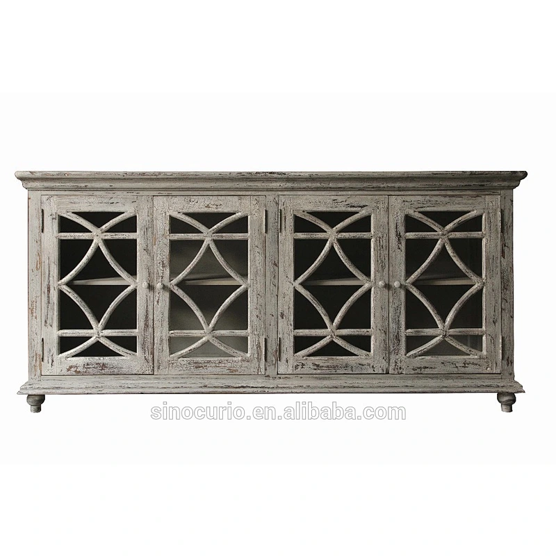 Chinese Antiques Gansu Carved Sideboard Cabinet