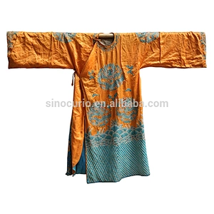 Chinese style home decor antique silk costume kimono robe