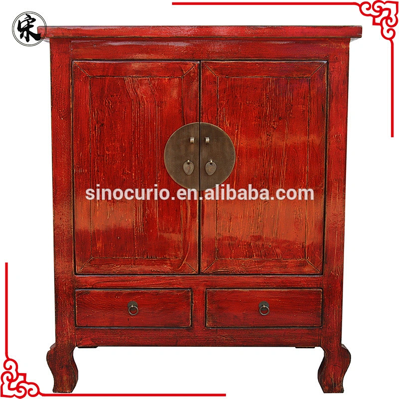 Chinese old classical reproduction lacquer cabinet& solid wood antique furniture